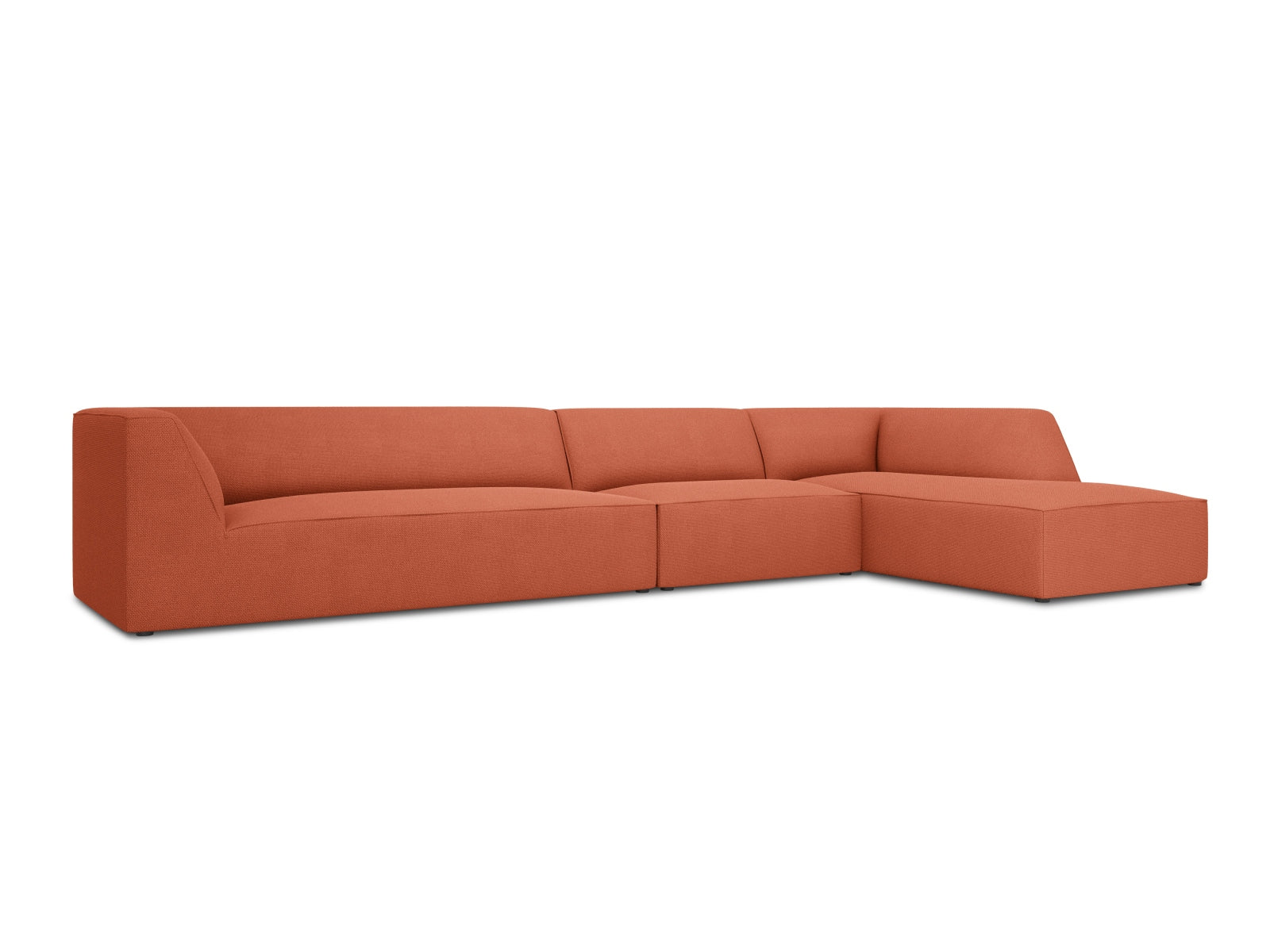 Elegantes Ruby Ecksofa in der rechten Variante, 5-Sitzer, ideal für stilvolle Wohnräume, erhältlich bei KAQTU Design AG.