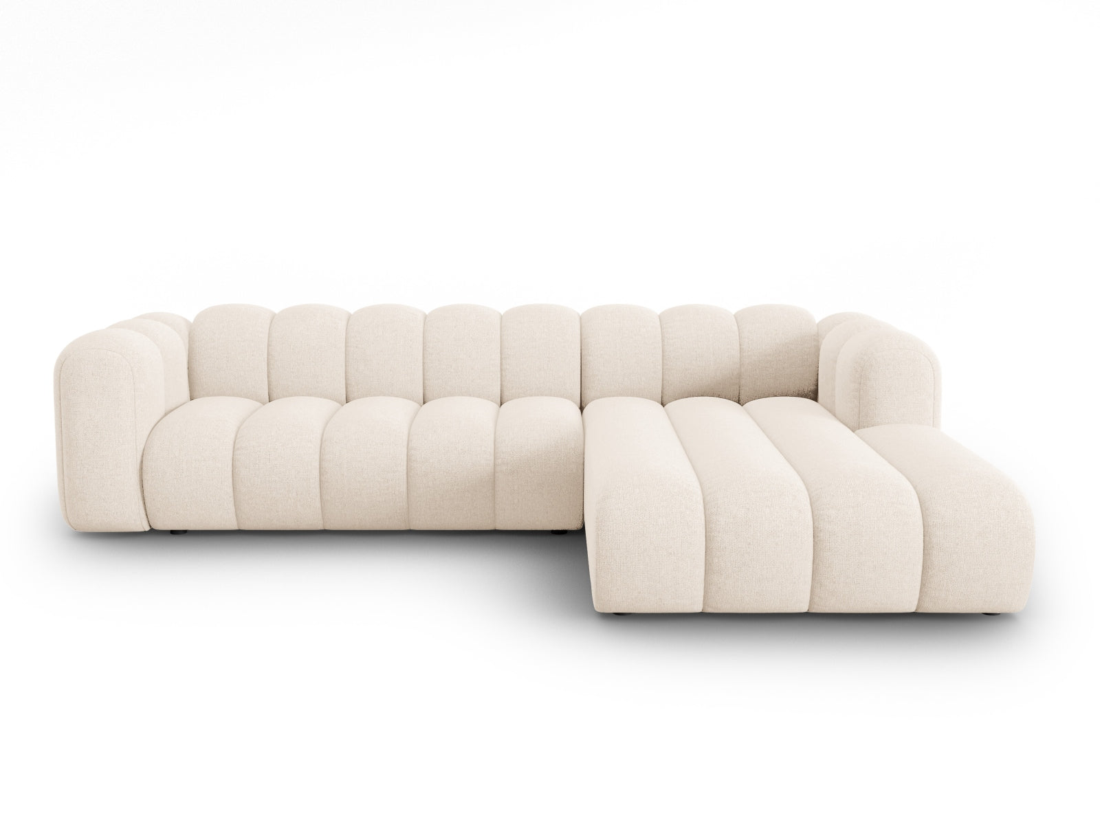 Lupine Modulares Ecksofa rechts 4 Sitzer in Light Beige präsentiert im Onlineshop von KAQTU Design AG. Ecksofa rechts ist von Micadoni