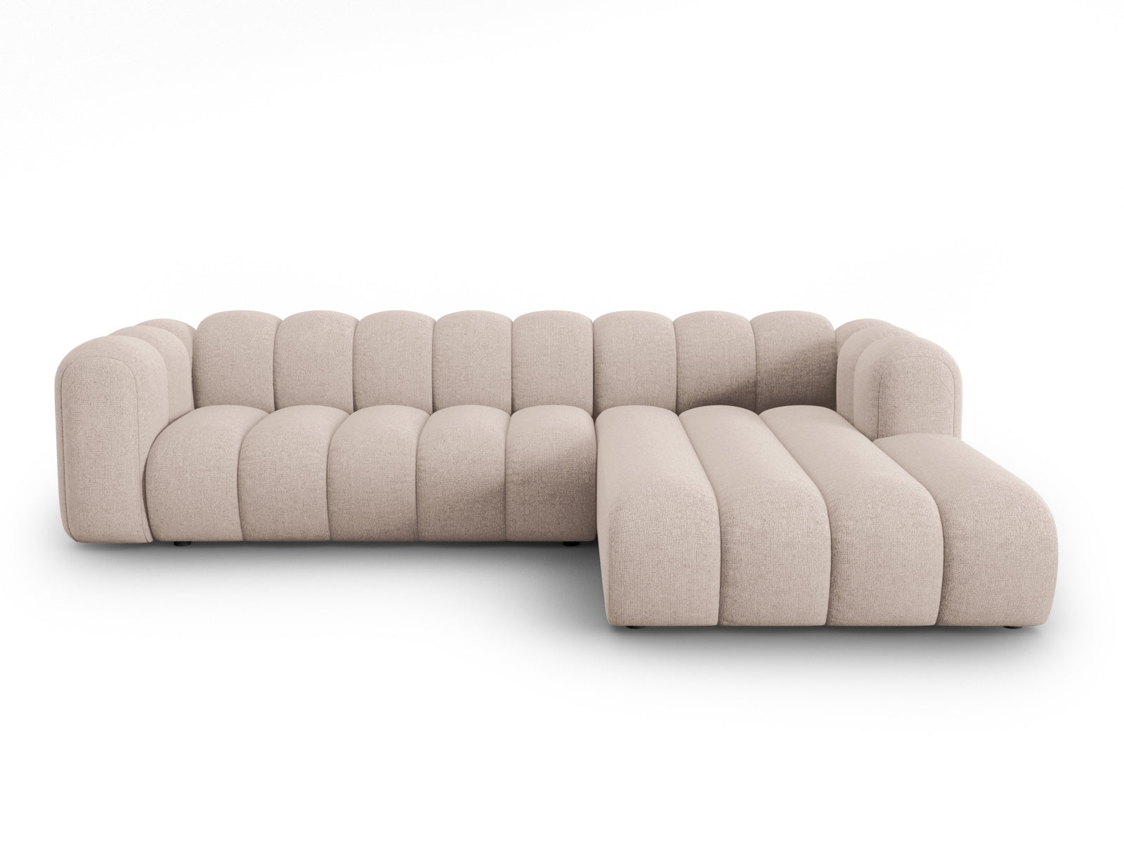 Lupine Modulares Ecksofa rechts 4 Sitzer in Beige präsentiert im Onlineshop von KAQTU Design AG. Ecksofa rechts ist von Micadoni