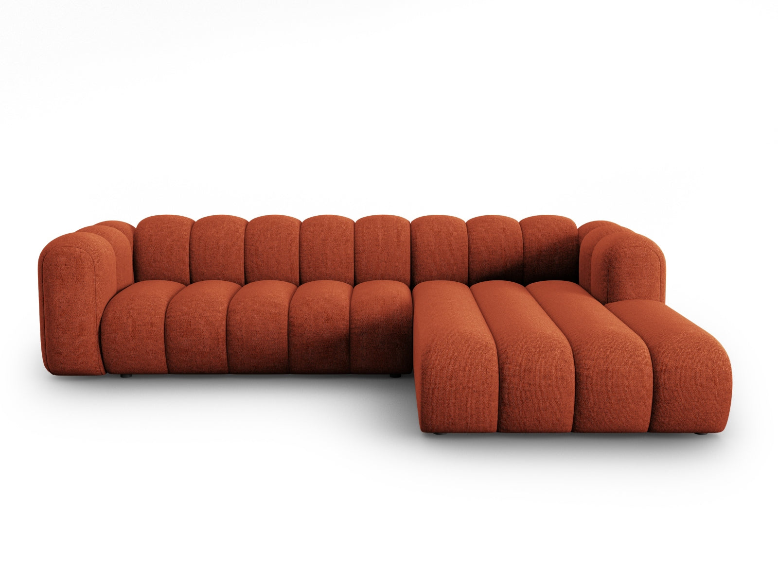 Lupine Modulares Ecksofa rechts 4 Sitzer in Terracotta präsentiert im Onlineshop von KAQTU Design AG. Ecksofa rechts ist von Micadoni