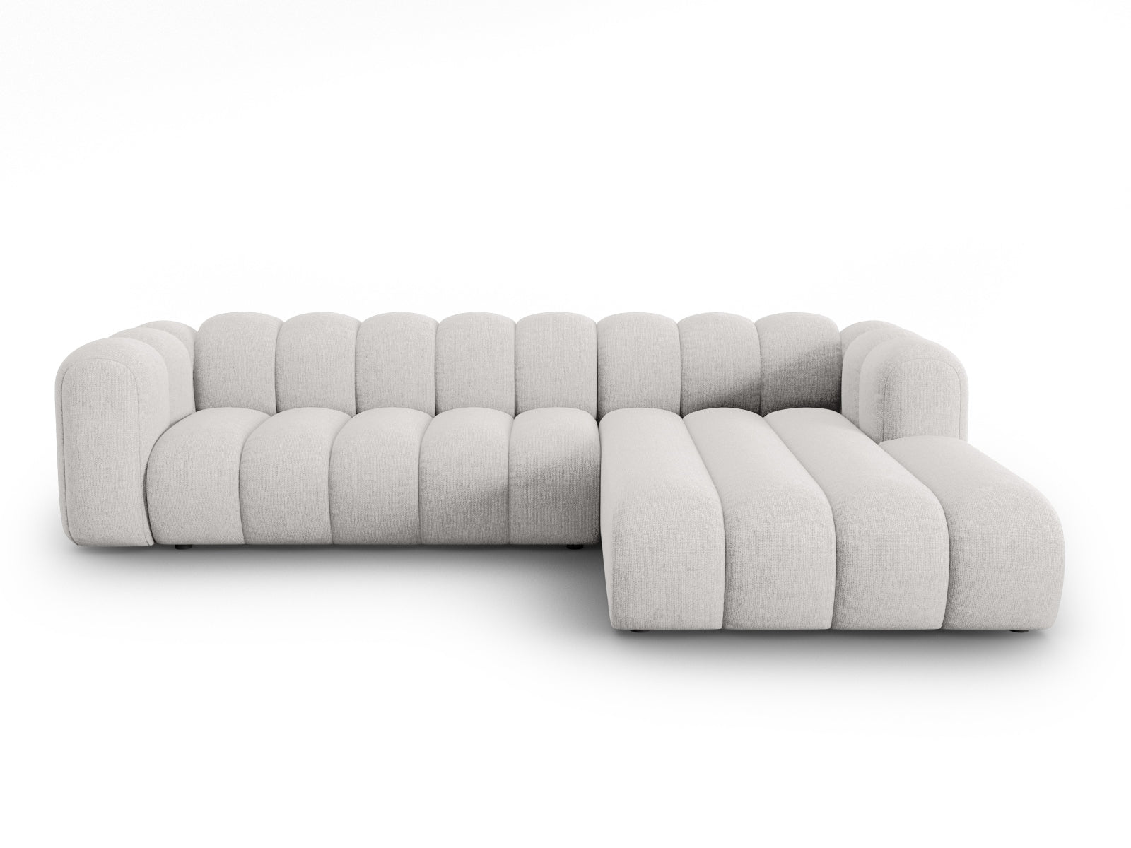 Lupine Modulares Ecksofa rechts 4 Sitzer in Light Grey präsentiert im Onlineshop von KAQTU Design AG. Ecksofa rechts ist von Micadoni
