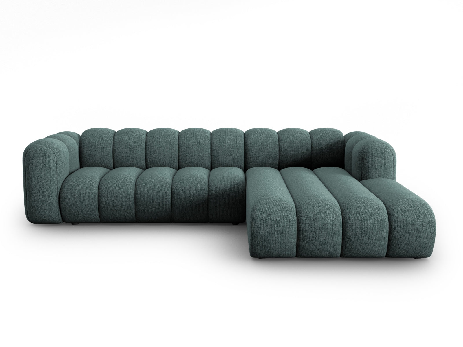 Lupine Modulares Ecksofa rechts 4 Sitzer in Petrol präsentiert im Onlineshop von KAQTU Design AG. Ecksofa rechts ist von Micadoni