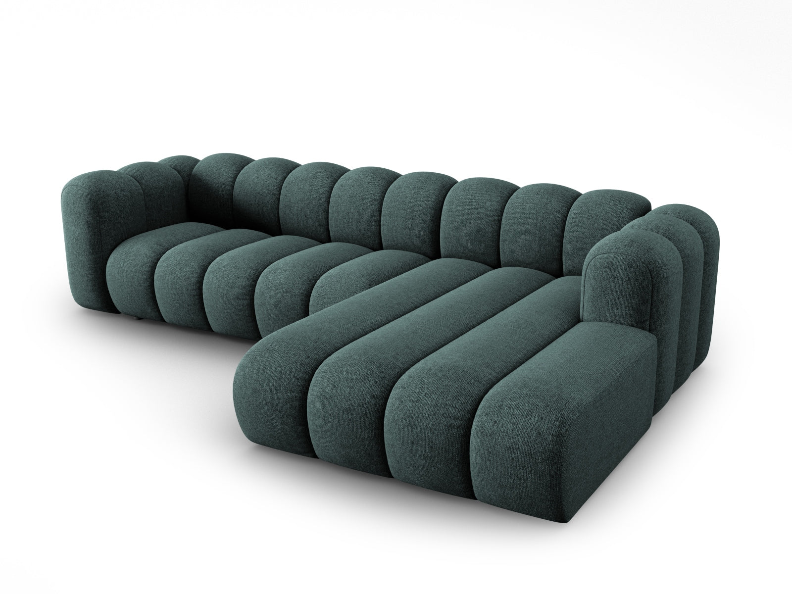 Entdecken Sie das Lupine Ecksofa von Micadoni: Ein elegantes, modulares 4-Sitzer Sofa, das Komfort und Flexibilität für Ihr modernes Wohnzimmer bietet.