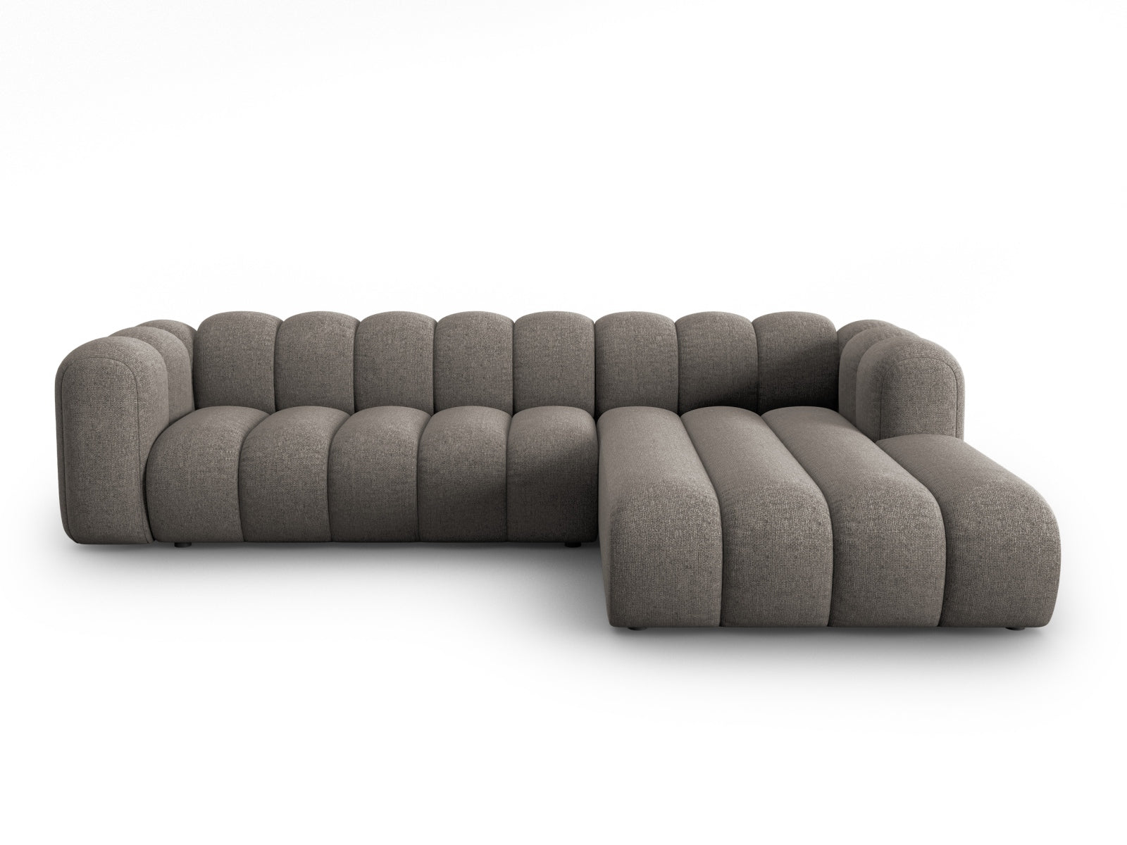 Lupine Modulares Ecksofa rechts 4 Sitzer in Grey präsentiert im Onlineshop von KAQTU Design AG. Ecksofa rechts ist von Micadoni