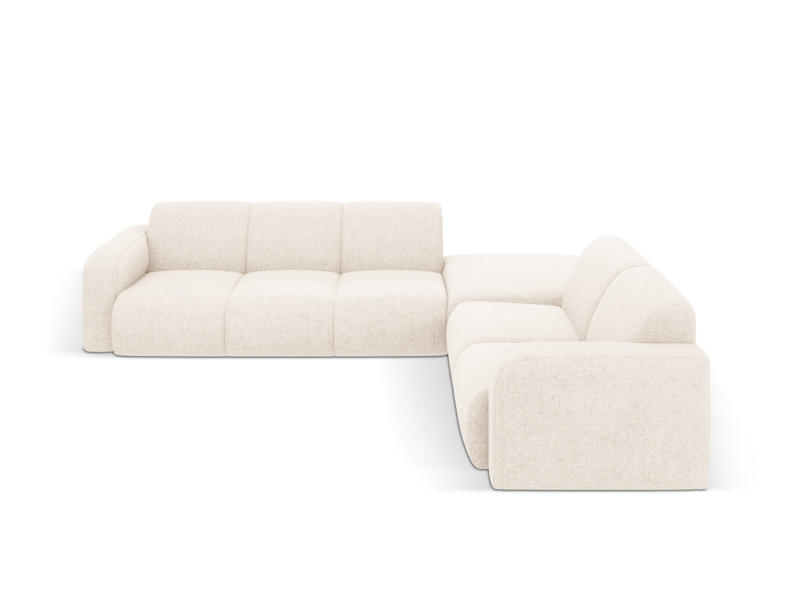 Erleben Sie das Molino Ecksofa rechts 6 Sitzer von Micadoni – ein elegantes Möbelstück, das Komfort und modernes Design vereint.