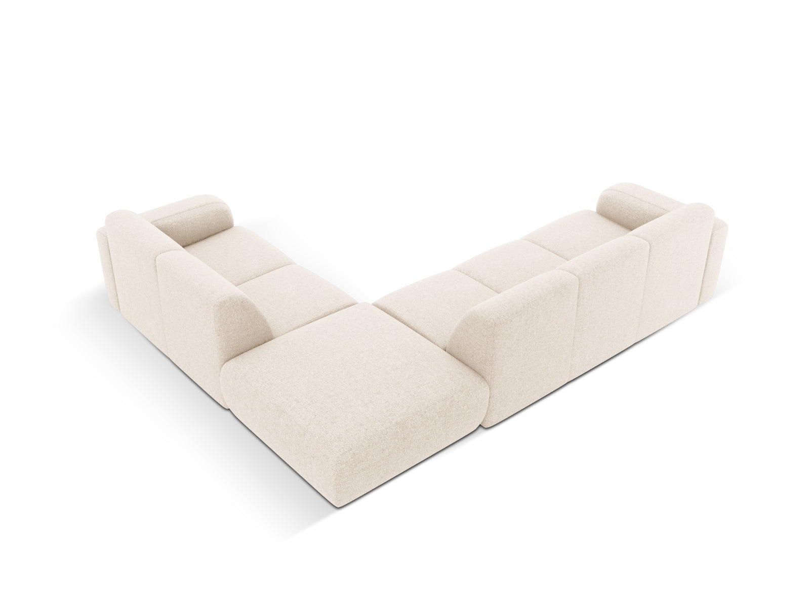 Entdecken Sie das Molino Ecksofa rechts 6 Sitzer von Micadoni – stilvoll, komfortabel und perfekt für gesellige Abende mit Familie und Freunden.