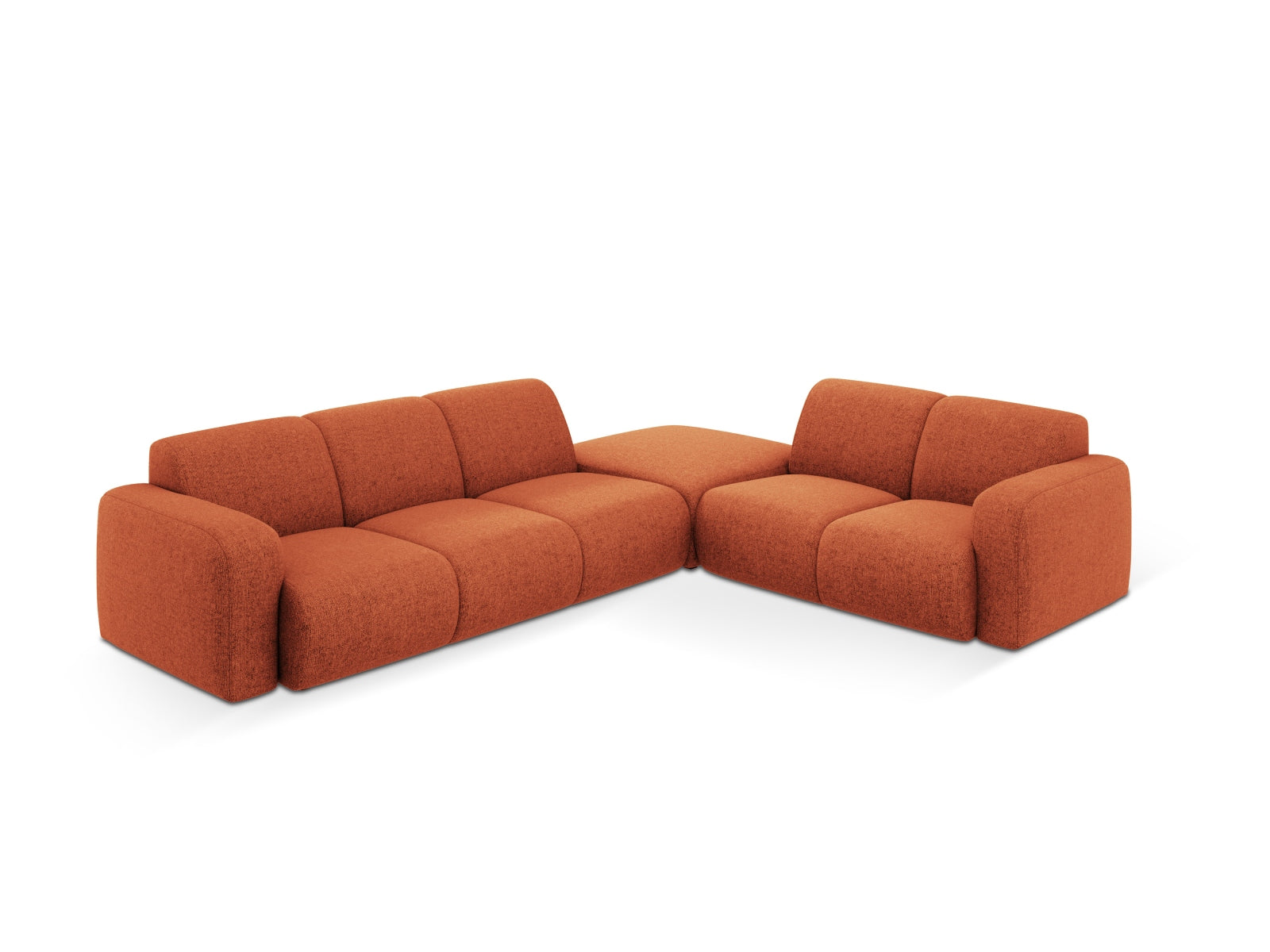 Molino Ecksofa rechts 6 Sitzer in Terracotta präsentiert im Onlineshop von KAQTU Design AG. Ecksofa rechts ist von Micadoni