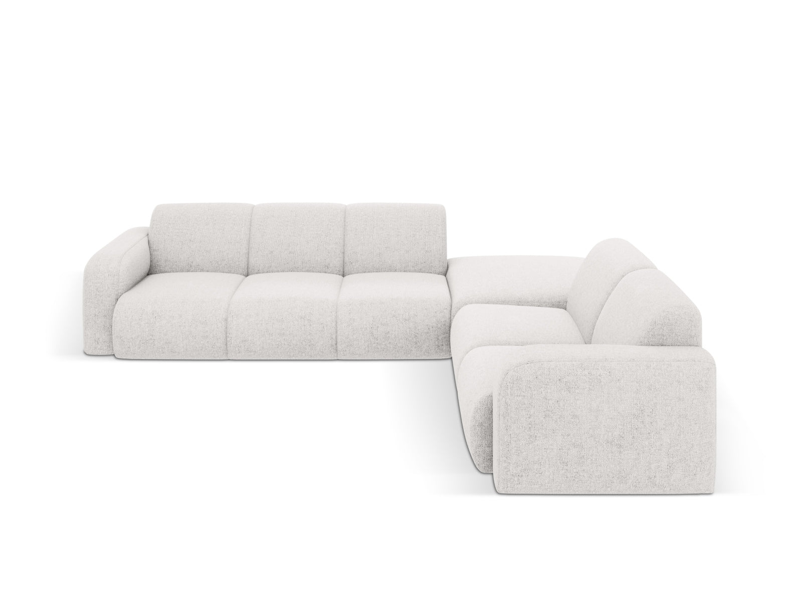 Erleben Sie das Molino Ecksofa rechts 6 Sitzer von Micadoni – ein elegantes Möbelstück, das Komfort und modernes Design vereint!