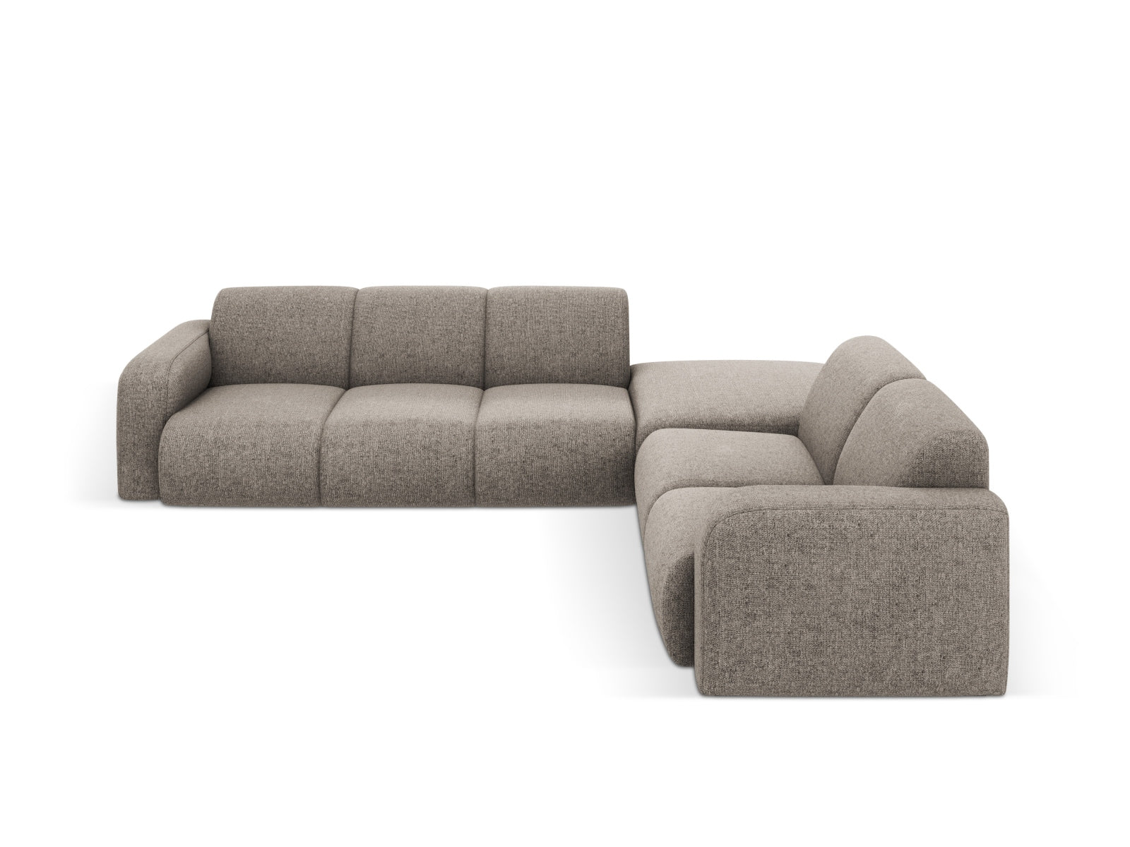 Erleben Sie das Molino Ecksofa rechts 6 Sitzer von Micadoni – ein elegantes Möbelstück, das Komfort und modernes Design vereint!