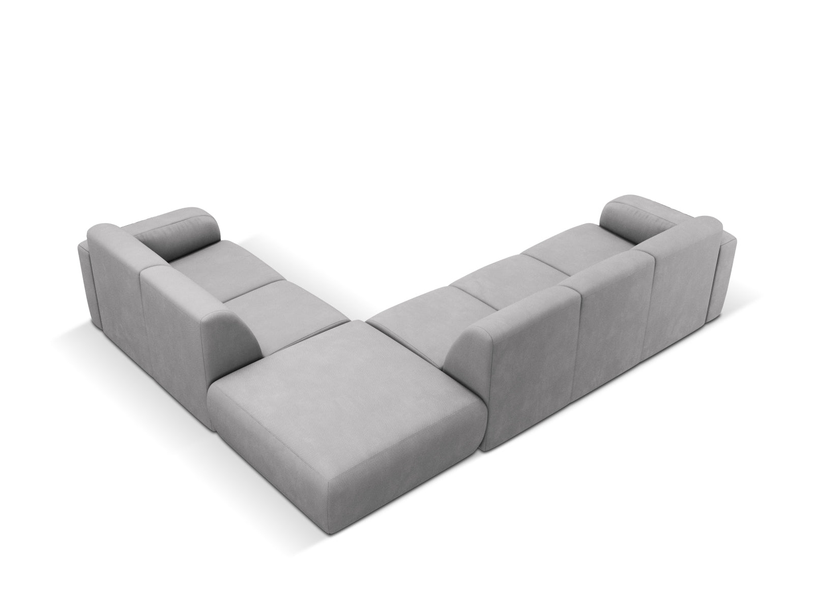 Erleben Sie das Molino Ecksofa rechts 6 Sitzer von Micadoni – ein elegantes Möbelstück, das Komfort und modernes Design vereint!