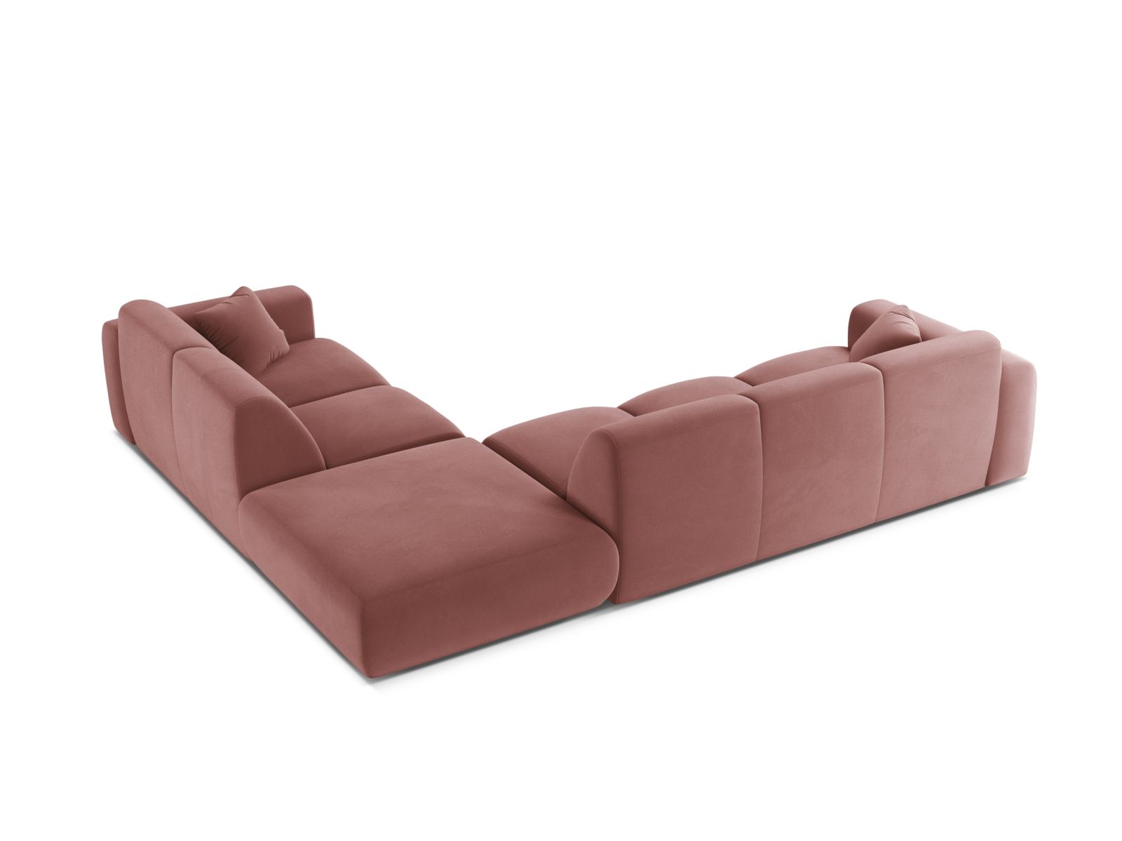 Elegantes 6-Sitzer Ecksofa rechts Molino von Micadoni, ideal für Komfort und Geselligkeit in modernen Wohnräumen.