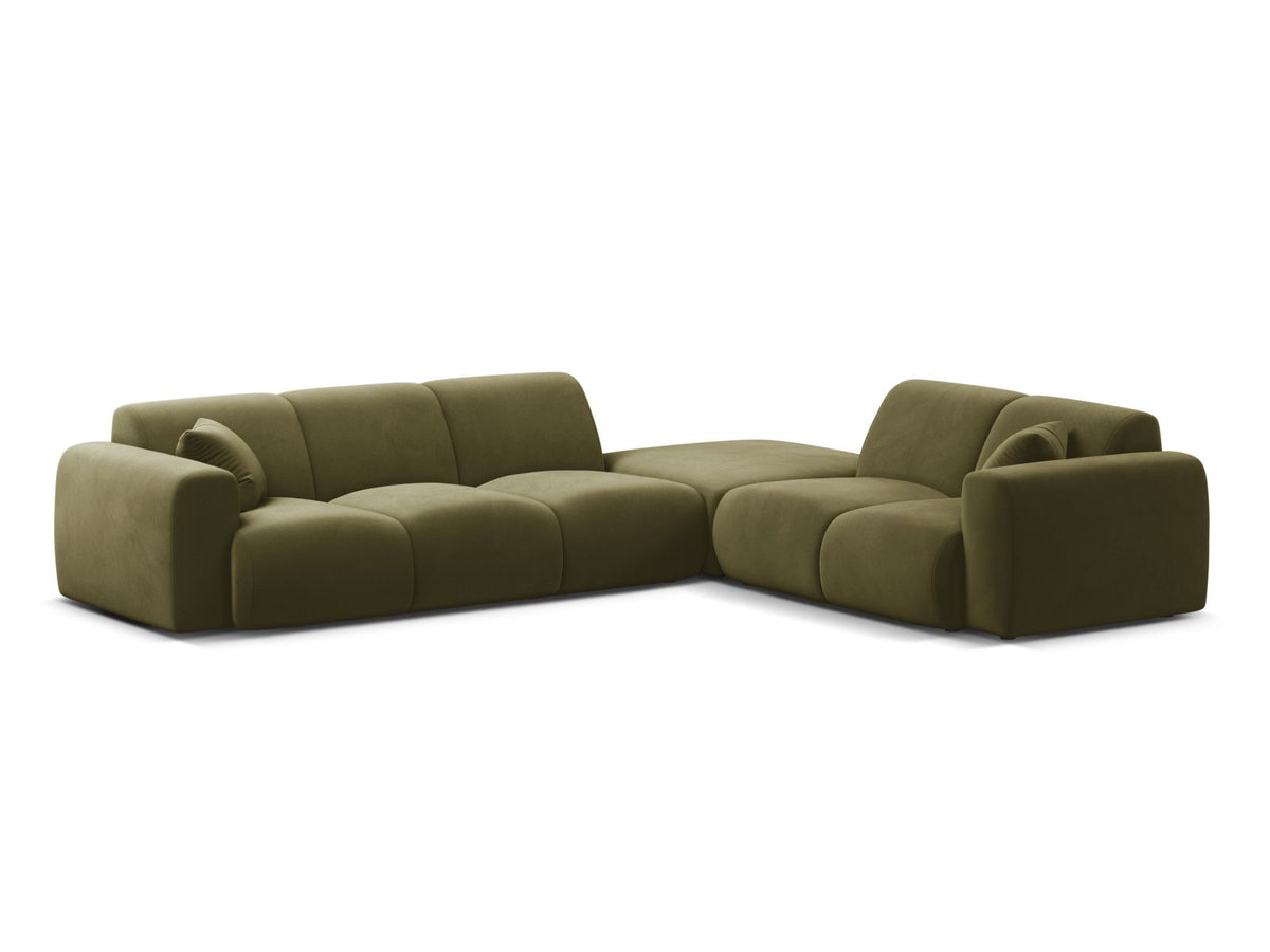 6-Sitzer Ecksofa rechts Molino in Light Green-Casino präsentiert im Onlineshop von KAQTU Design AG. Ecksofa rechts ist von Micadoni