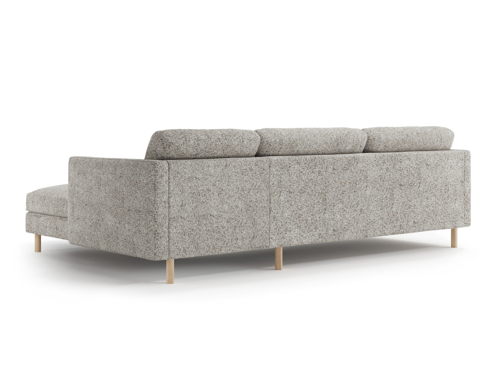 Erleben Sie das Eden Ecksofa rechts von Micadoni: Luxuriöses 4-Sitzer Sofa aus feinstem Velours, ideal für modernes Wohnen und höchsten Sitzkomfort.