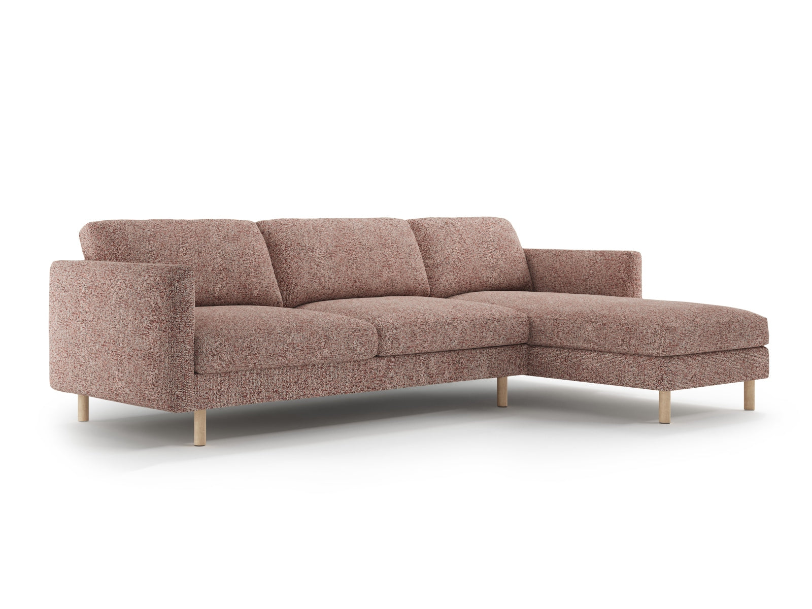 Erleben Sie das Eden Ecksofa rechts von Micadoni: Luxuriöses 4-Sitzer Sofa aus feinstem Velours, ideal für modernes Wohnen und höchsten Sitzkomfort.