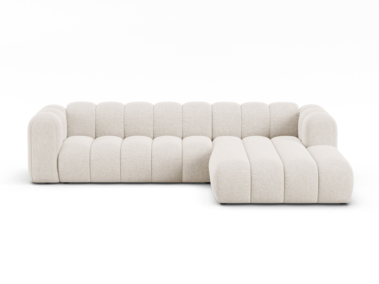 Lupine Modular Ecksofa rechts 4 Sitzer in Light Beige präsentiert im Onlineshop von KAQTU Design AG. Ecksofa rechts ist von Micadoni