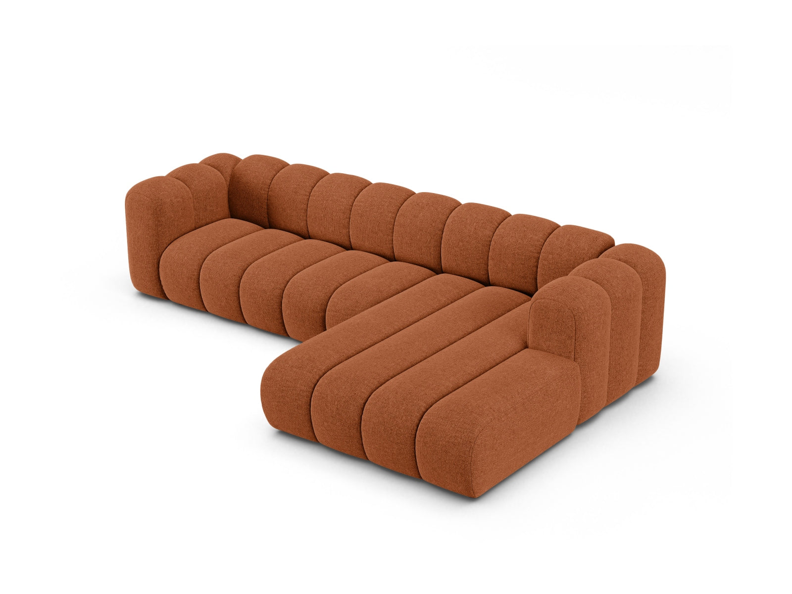 Erleben Sie das Lupine Modular Ecksofa rechts von Micadoni – ein elegantes 4-Sitzer Sofa, das perfekten Komfort und vielseitige Gestaltungsmöglichkeiten für Ihr Wohnzimmer bietet!