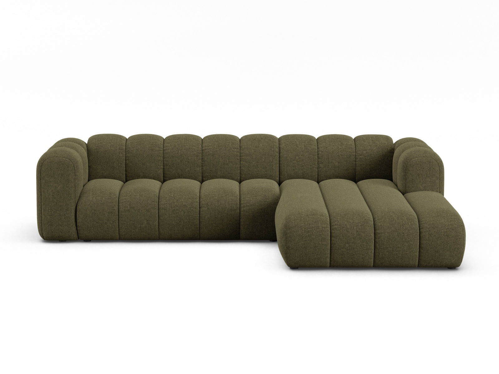 Lupine Modular Ecksofa rechts 4 Sitzer in Green präsentiert im Onlineshop von KAQTU Design AG. Ecksofa rechts ist von Micadoni