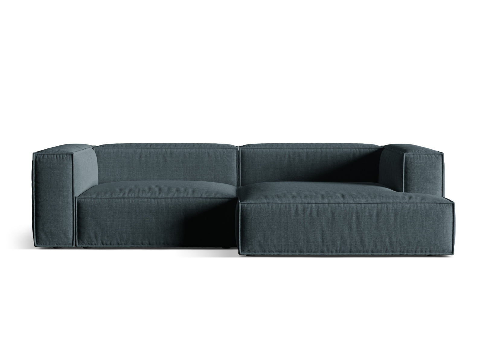 4-Sitzer Ecksofa rechts Nuria in Deep Petrol-Liberty präsentiert im Onlineshop von KAQTU Design AG. Ecksofa rechts ist von Micadoni