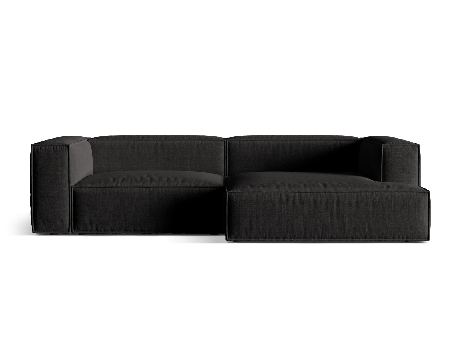 4-Sitzer Ecksofa rechts Nuria in Black-Liberty präsentiert im Onlineshop von KAQTU Design AG. Ecksofa rechts ist von Micadoni