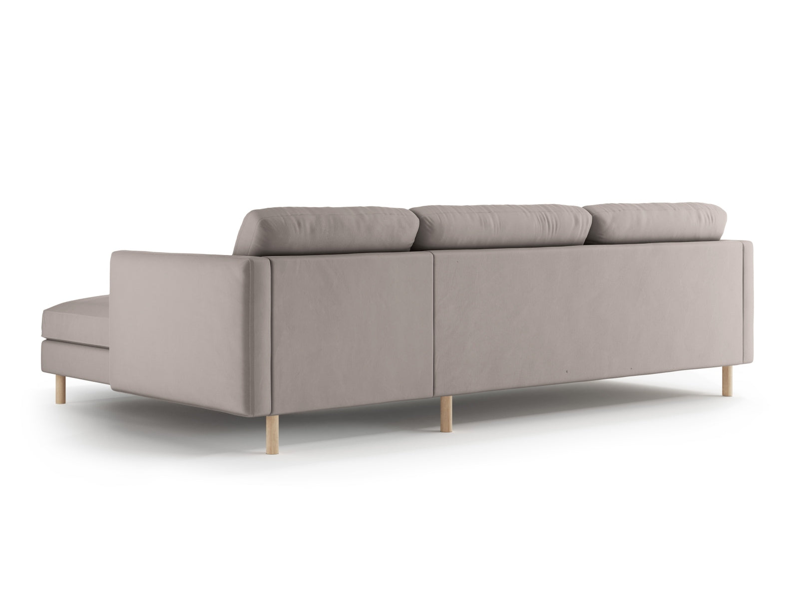 Entdecken Sie das Eden Velour Ecksofa rechts 4 Sitzer von Micadoni: Hochwertiges Velours, modernes Design und optimaler Komfort für Ihr Zuhause.