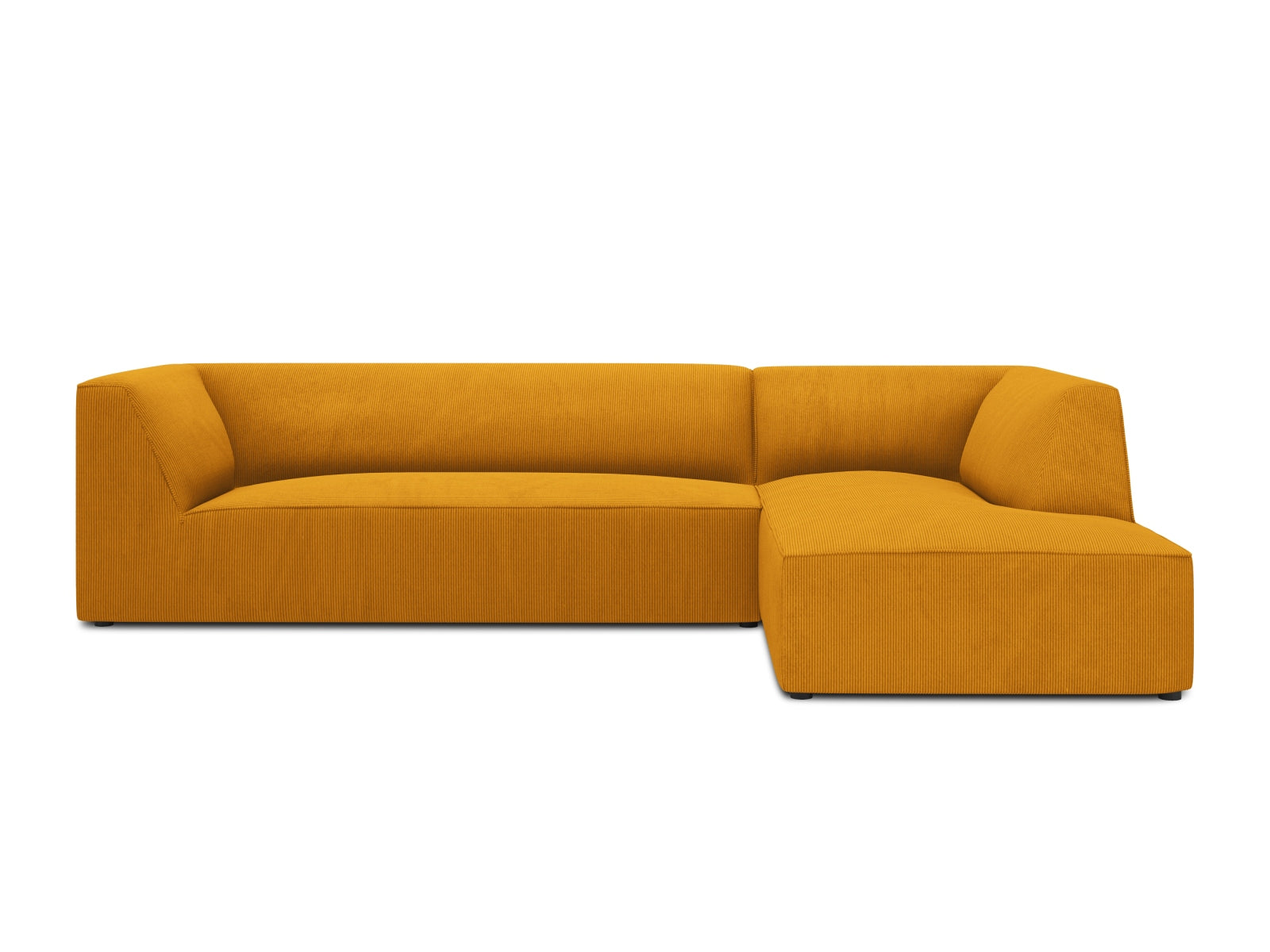 Elegantes Ruby Ecksofa rechts, 4-Sitzer, ideal für moderne Wohnräume, bietet Komfort und stilvolles Design von Micadoni.