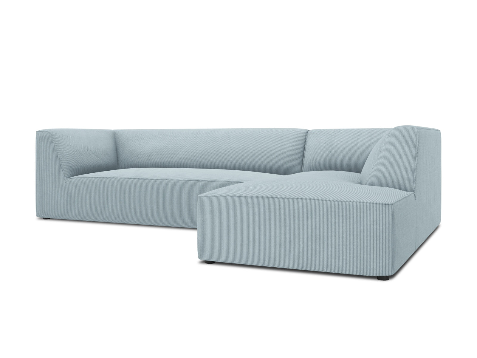 Erleben Sie das Ruby Ecksofa rechts 4 Sitzer von Micadoni – ein elegantes, modulares Sofa, das höchsten Komfort und individuelle Gestaltungsmöglichkeiten für Ihr Zuhause bietet.