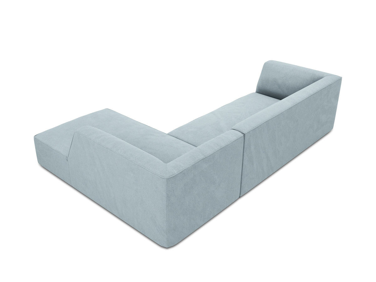 Ruby Modulares Ecksofa rechts 4 Sitzer in Light Blue-Scala präsentiert im Onlineshop von KAQTU Design AG. L-Sofa rechts ist von Micadoni