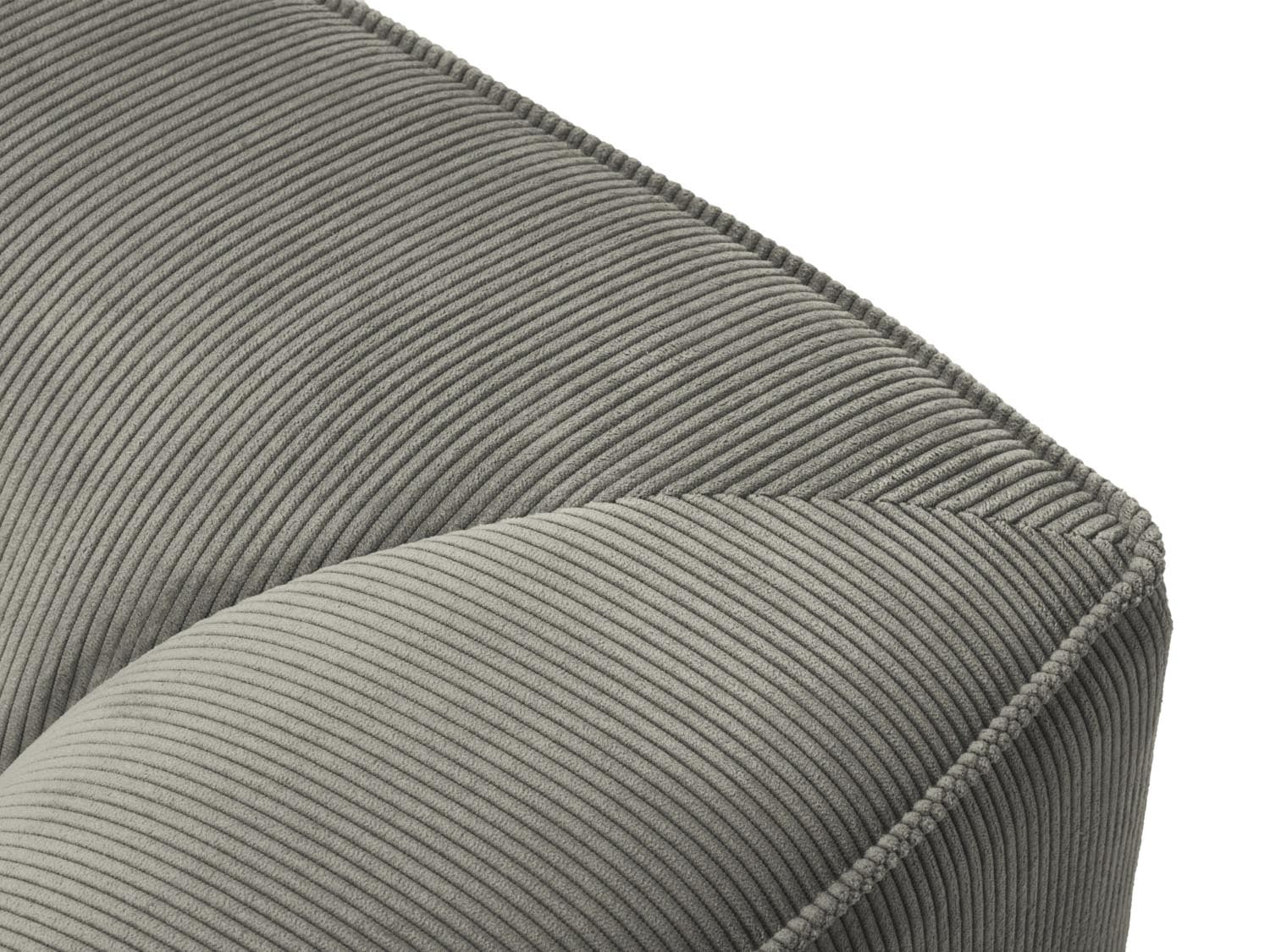 Erleben Sie das Ruby Ecksofa rechts 4 Sitzer von Micadoni – ein elegantes, modulares Sofa, das Komfort und Stil in Ihr Zuhause bringt.