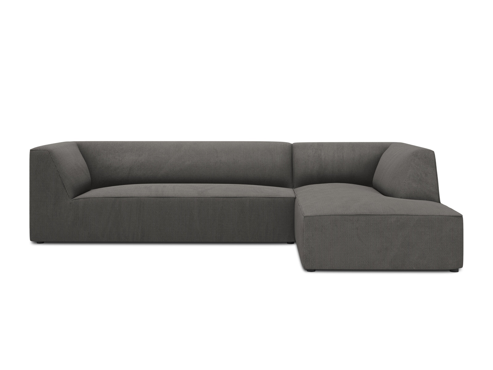 Elegantes Ruby Ecksofa rechts, 4-Sitzer, ideal für moderne Wohnräume, bietet Komfort und Stil, hergestellt von Micadoni.