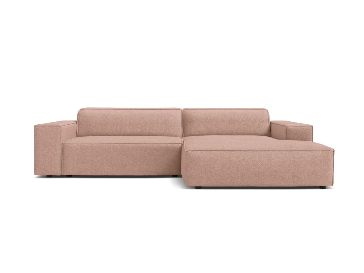 Jodie Boucle modulares Ecksofa rechts 3 Sitzer in Powder Pink-Baloo präsentiert im Onlineshop von KAQTU Design AG. Ecksofa rechts ist von Micadoni