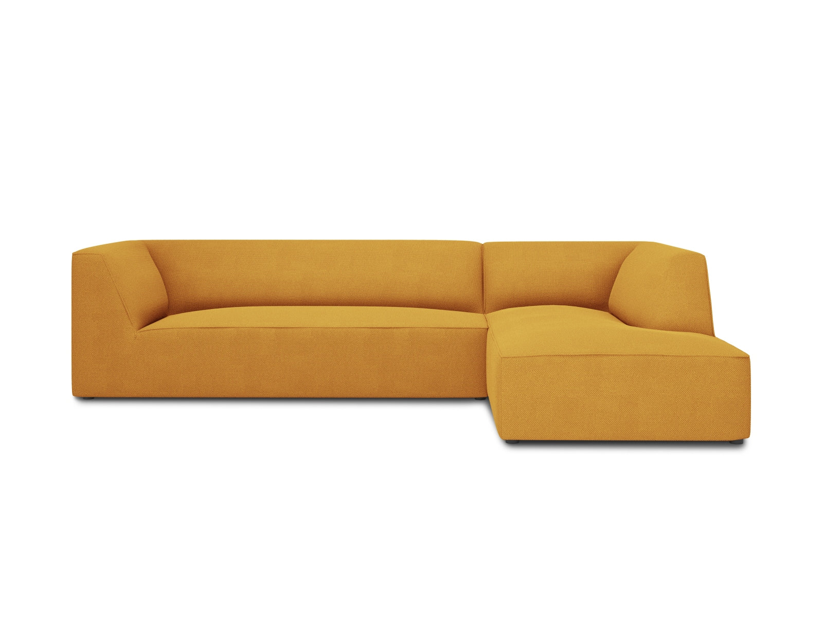 Ruby modulares Ecksofa rechts, 4-Sitzer in modernem Design, perfekt für stilvolle Wohnzimmer, gefertigt aus hochwertigen Materialien von Micadoni.