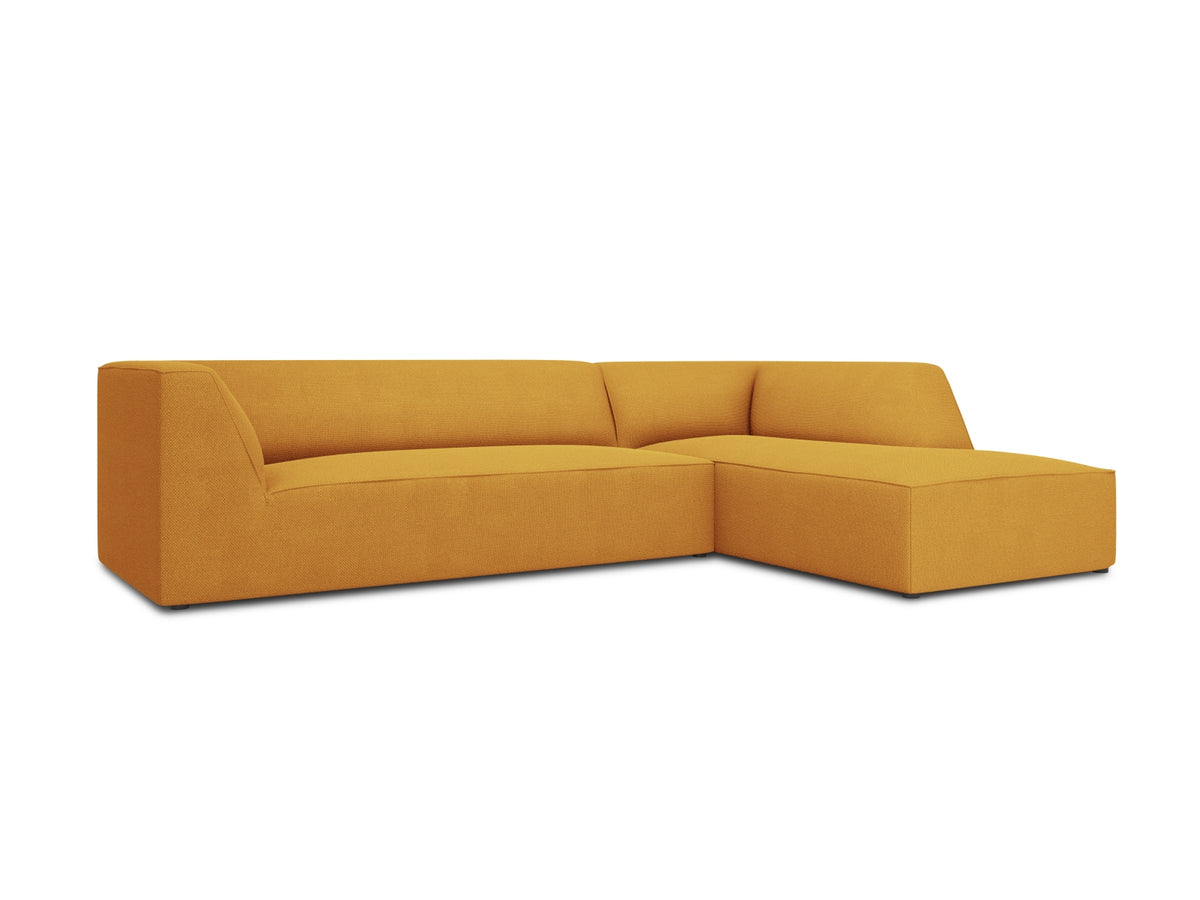 Ruby Modulares Ecksofa rechts 4 Sitzer in Yellow-Ottawa präsentiert im Onlineshop von KAQTU Design AG. L-Sofa rechts ist von Micadoni