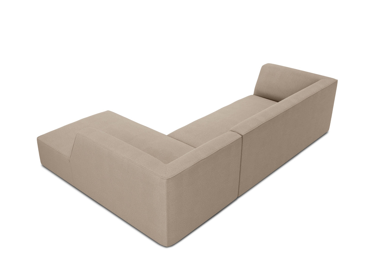 Ruby Modulares Ecksofa rechts 4 Sitzer in Dark Beige-Ottawa präsentiert im Onlineshop von KAQTU Design AG. L-Sofa rechts ist von Micadoni