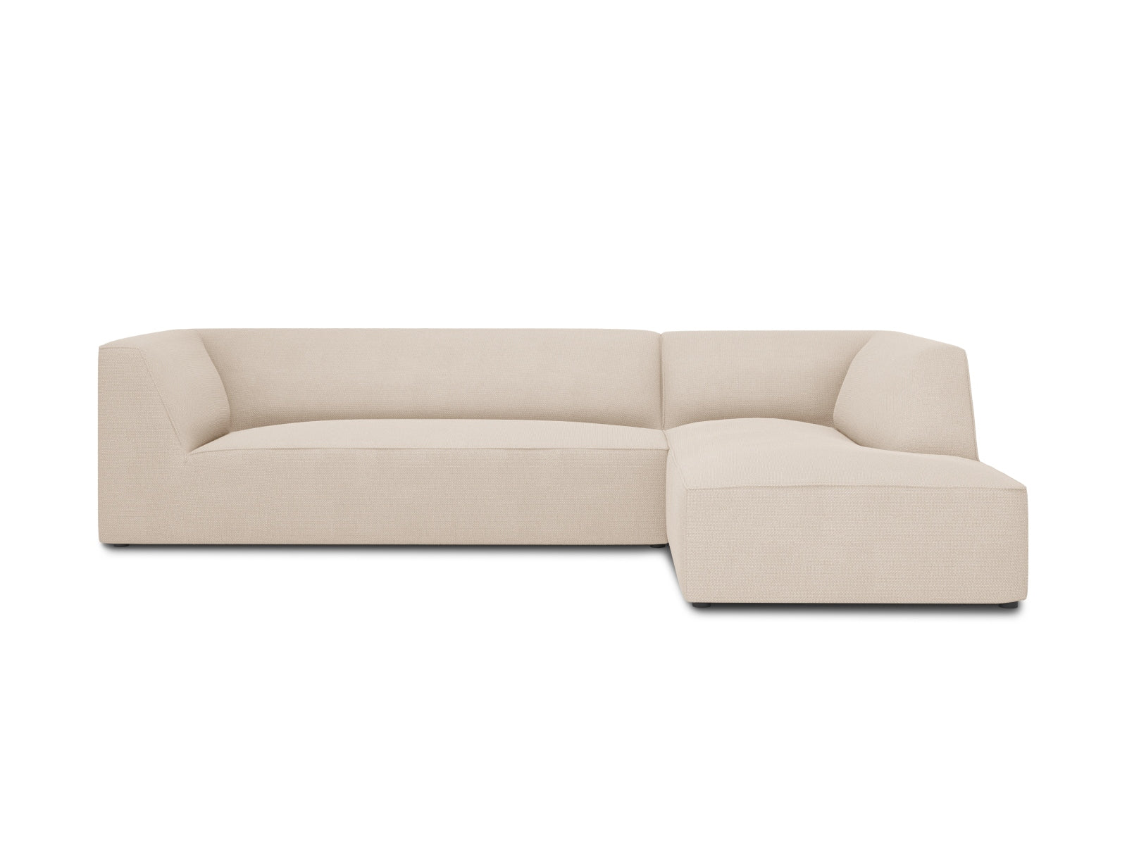 Erleben Sie das Ruby Ecksofa rechts 4 Sitzer von Micadoni – ein elegantes, modulares Sofa, das Komfort und Stil in Ihr Zuhause bringt.