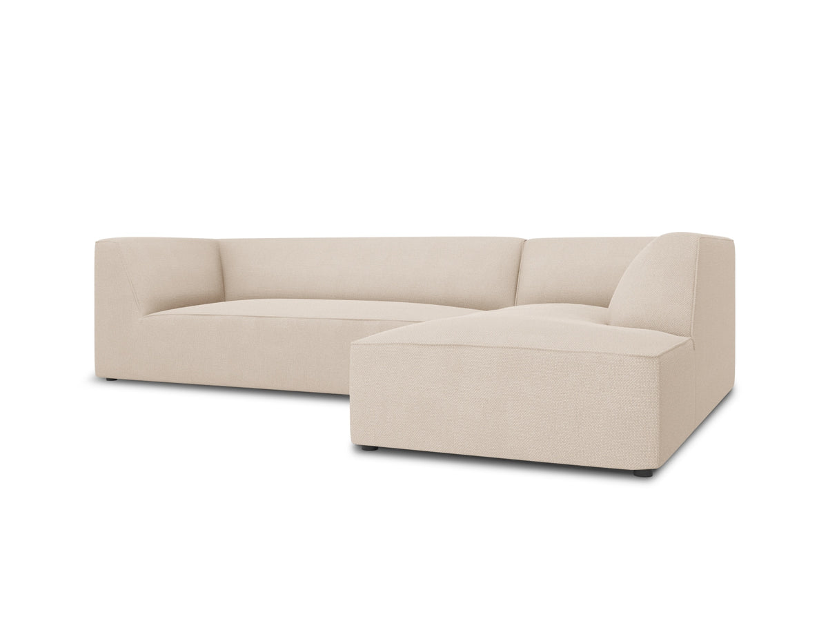 Ruby Modulares Ecksofa rechts 4 Sitzer in Beige-Ottawa präsentiert im Onlineshop von KAQTU Design AG. L-Sofa rechts ist von Micadoni