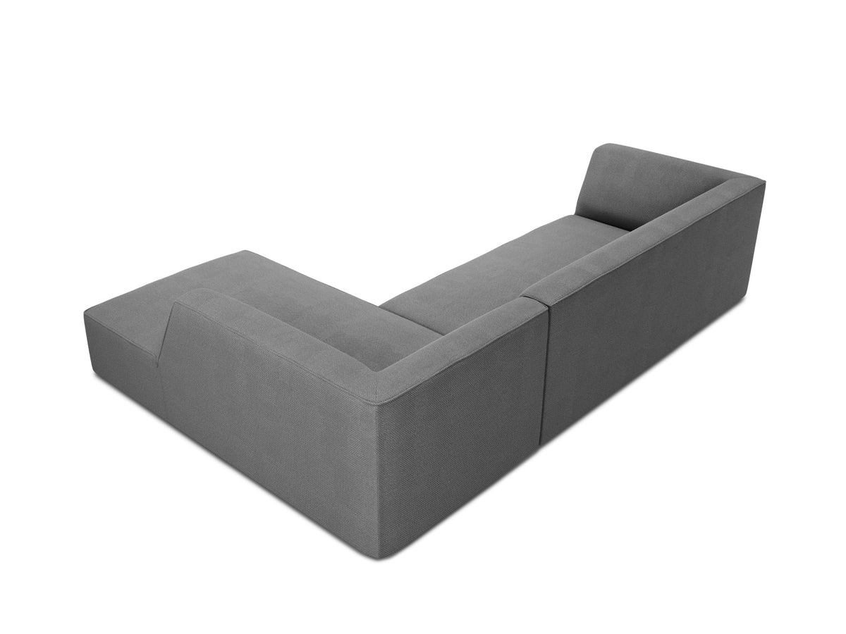 Ruby Modulares Ecksofa rechts 4 Sitzer in Grey-Ottawa präsentiert im Onlineshop von KAQTU Design AG. L-Sofa rechts ist von Micadoni