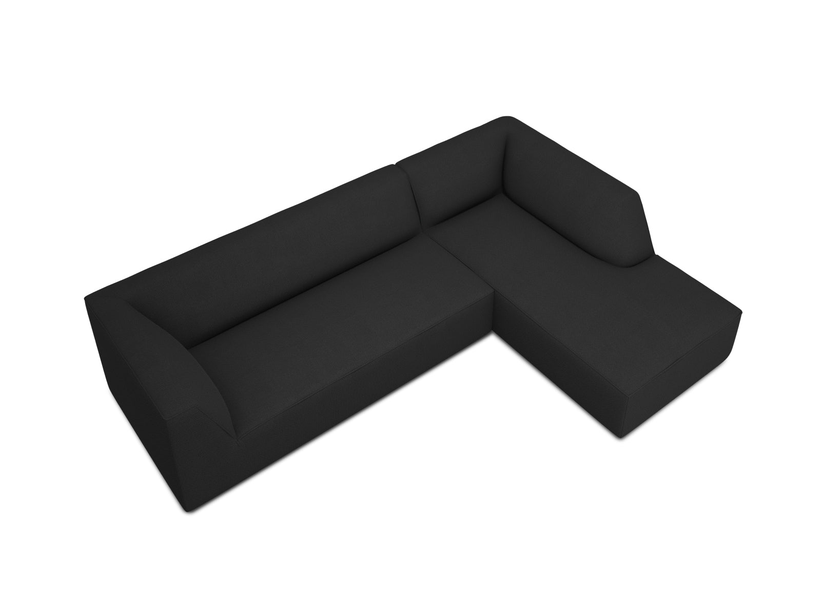 Elegantes Ruby Ecksofa in L-Form, rechtsseitig, für 4 Personen. Ideal für stilvolle Wohnräume und gemütliche Abende.
