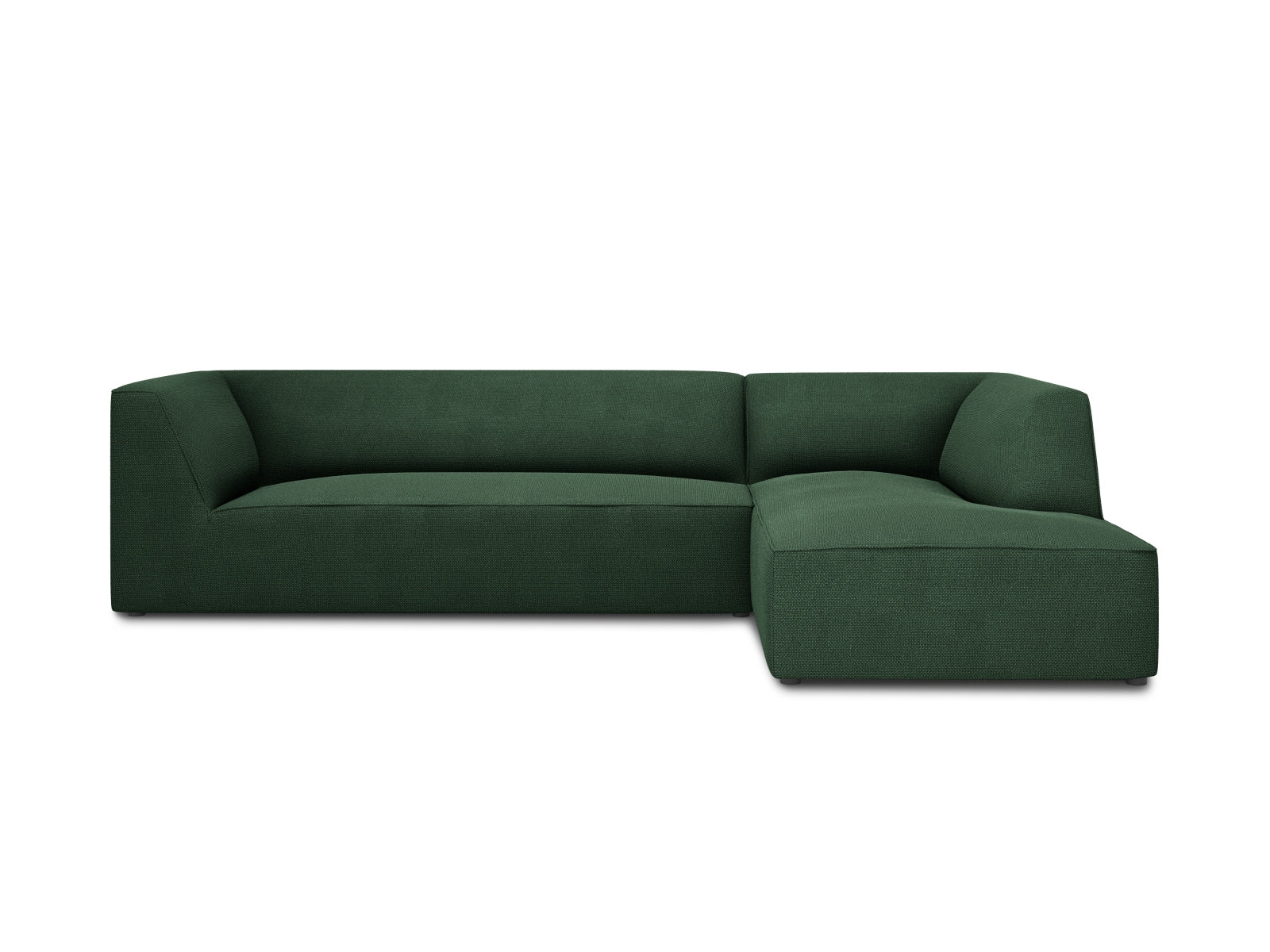 Ruby Modulares Ecksofa rechts 4 Sitzer in Green-Ottawa präsentiert im Onlineshop von KAQTU Design AG. L-Sofa rechts ist von Micadoni