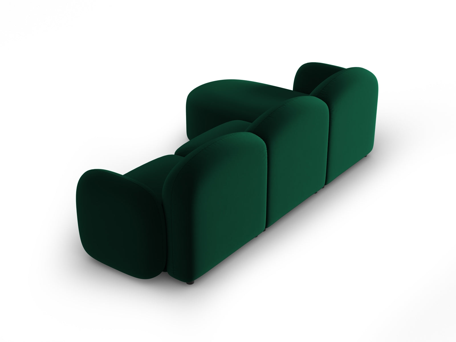 Erleben Sie das stilvolle Blair Velour Ecksofa rechts von Micadoni – ein luxuriöses 4-Sitzer Sofa, das Komfort und Eleganz perfekt kombiniert.