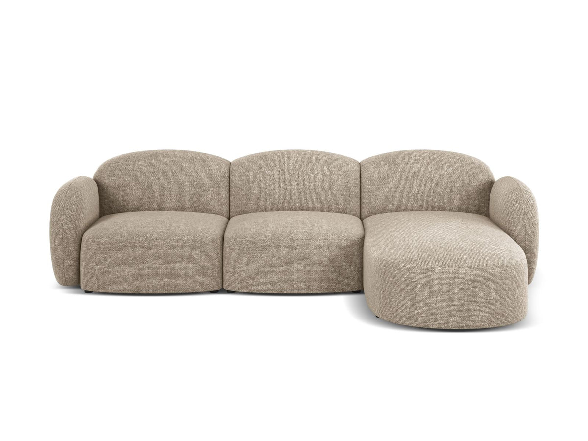4-Sitzer Ecksofa rechts Blair in Dark Beige-Eden präsentiert im Onlineshop von KAQTU Design AG. Ecksofa rechts ist von Micadoni