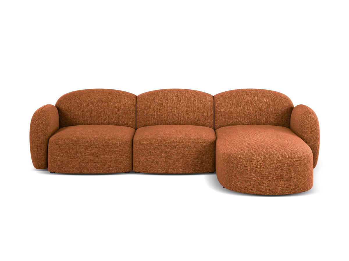 4-Sitzer Ecksofa rechts Blair in Brick-Eden präsentiert im Onlineshop von KAQTU Design AG. Ecksofa rechts ist von Micadoni
