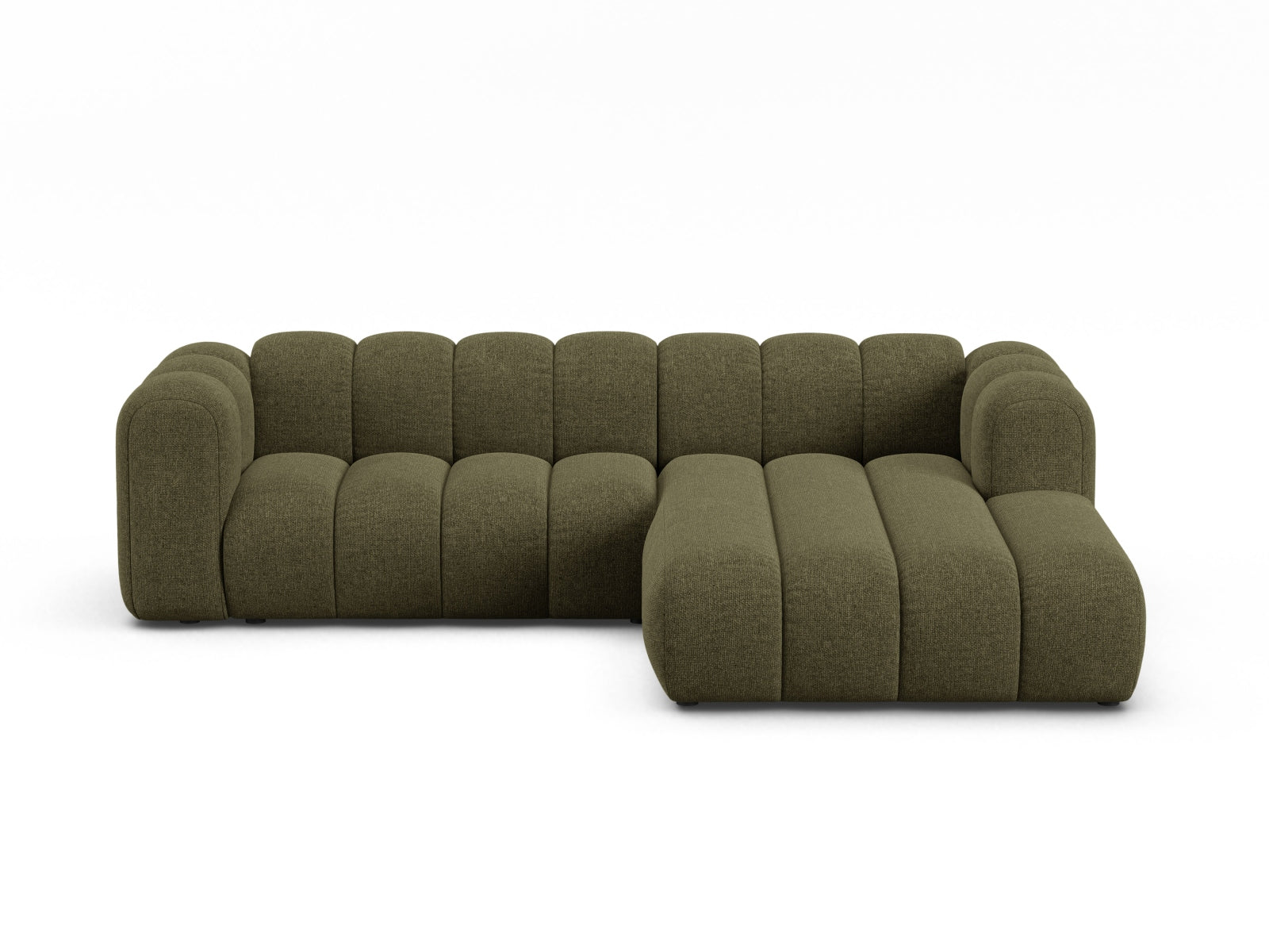 Lupine Modular Ecksofa rechts 4 Sitzer in Green präsentiert im Onlineshop von KAQTU Design AG. Ecksofa rechts ist von Micadoni