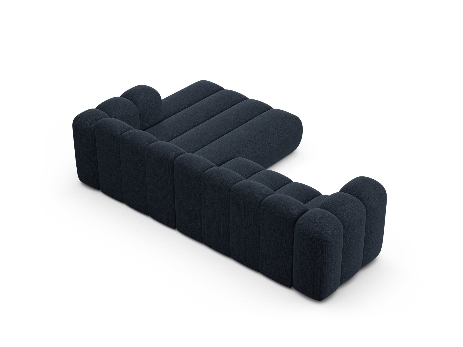Lupine Modular Ecksofa rechts 4 Sitzer in Navy Blue präsentiert im Onlineshop von KAQTU Design AG. Ecksofa rechts ist von Micadoni