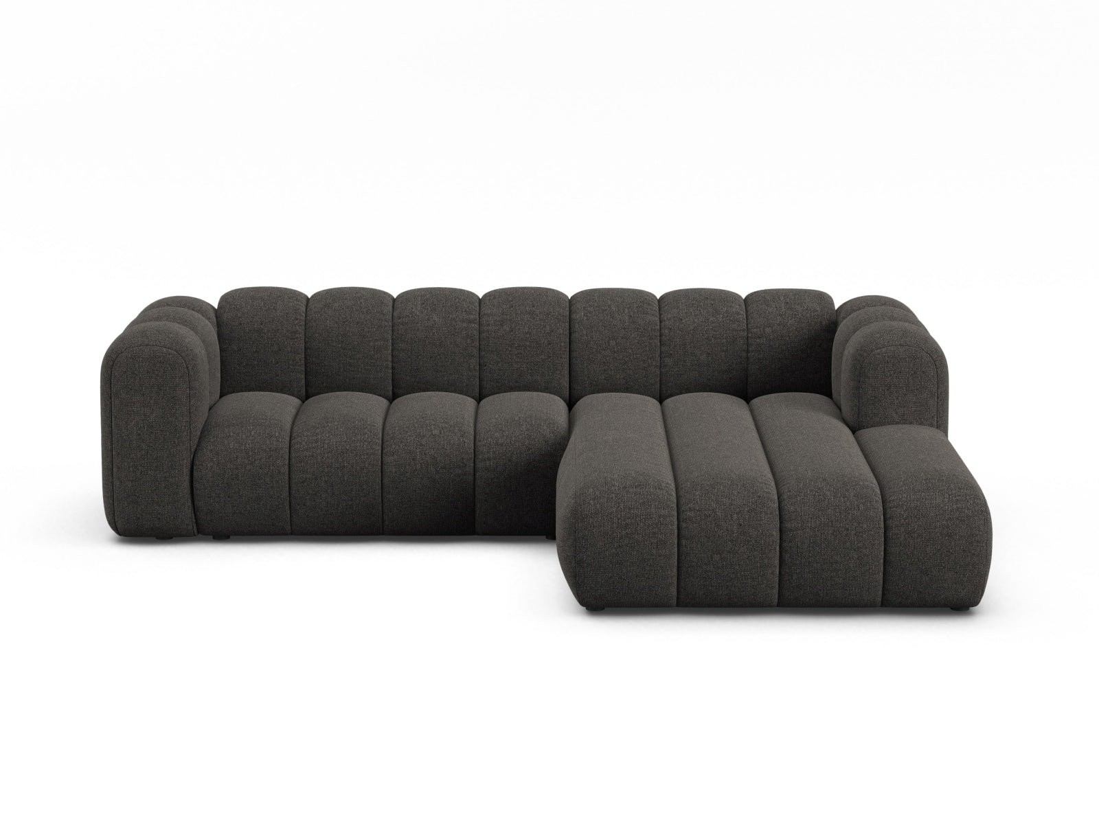 Lupine Modular Ecksofa rechts 4 Sitzer in Dark Grey präsentiert im Onlineshop von KAQTU Design AG. Ecksofa rechts ist von Micadoni