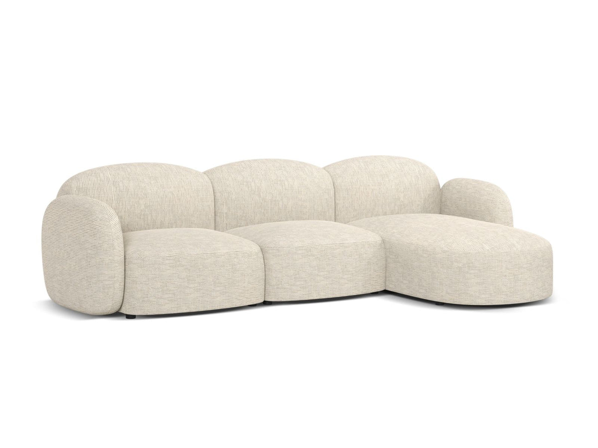4-Sitzer Ecksofa rechts Blair in Light Beige-Baltimore präsentiert im Onlineshop von KAQTU Design AG. Ecksofa rechts ist von Micadoni