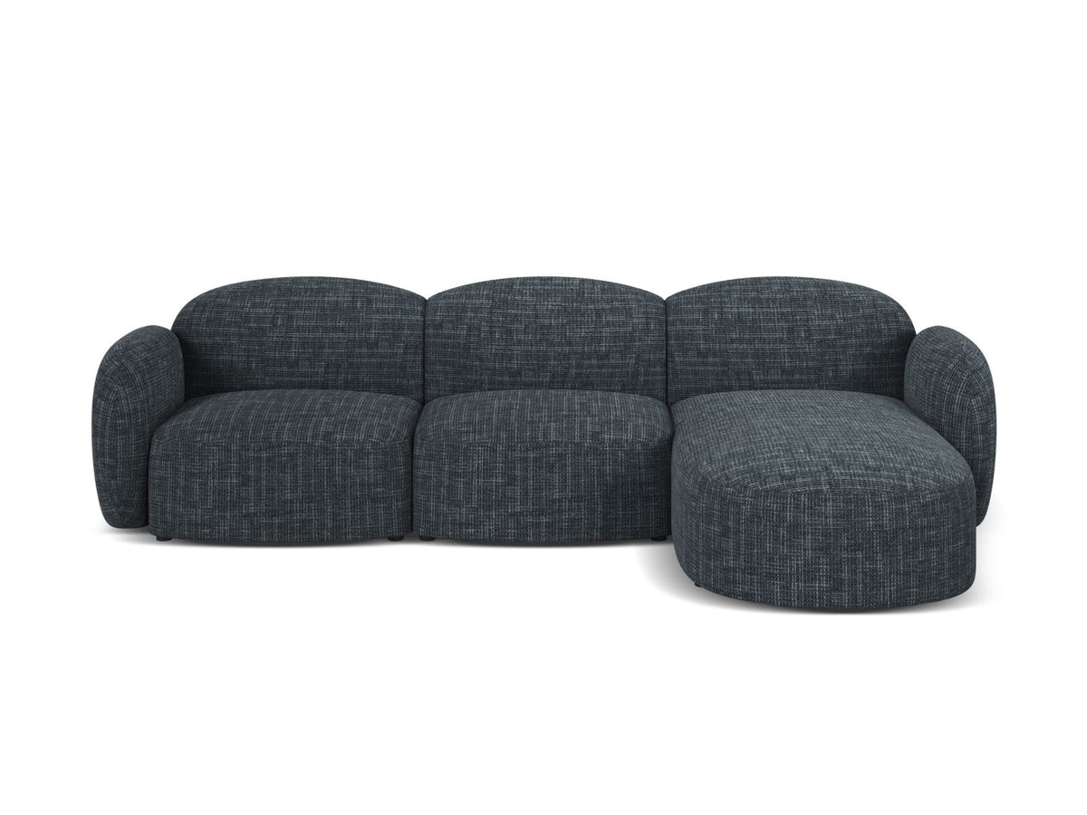 4-Sitzer Ecksofa rechts Blair in Navy Blue-Baltimore präsentiert im Onlineshop von KAQTU Design AG. Ecksofa rechts ist von Micadoni