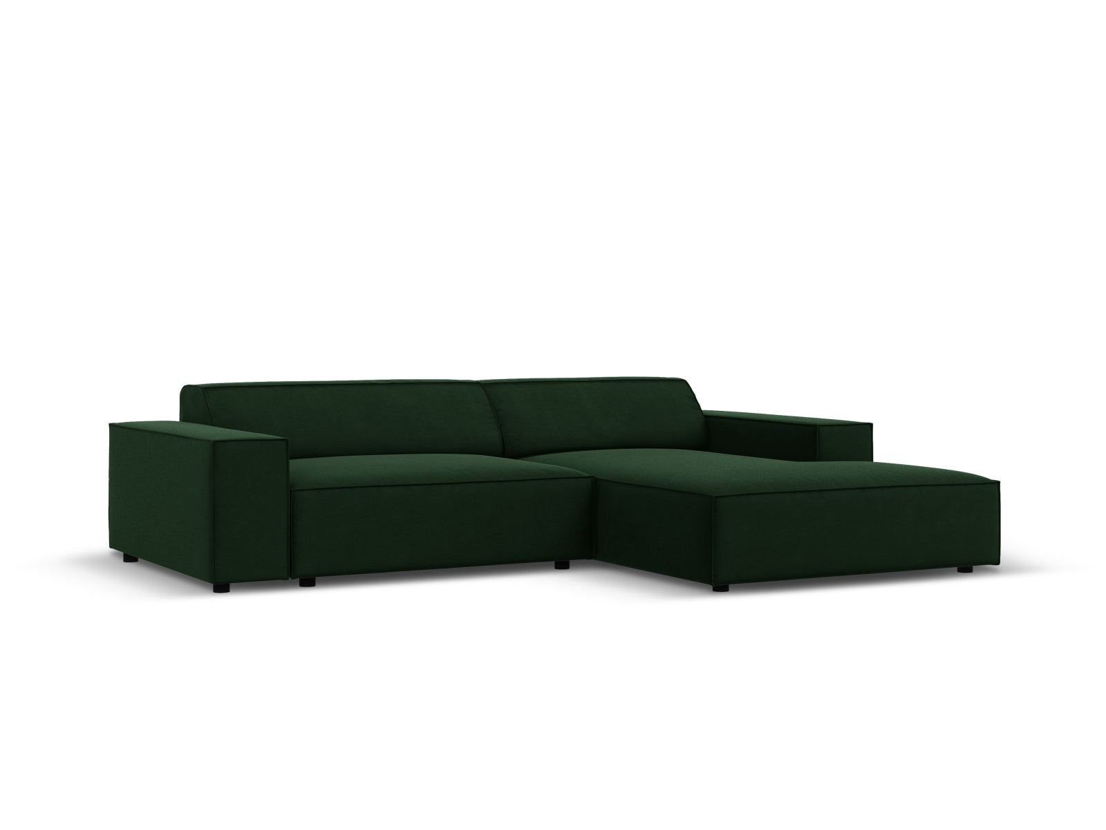 Entdecken Sie das Jodie Velour Ecksofa rechts 3 Sitzer von Micadoni – stilvoll, modular und komfortabel für Ihr modernes Zuhause.