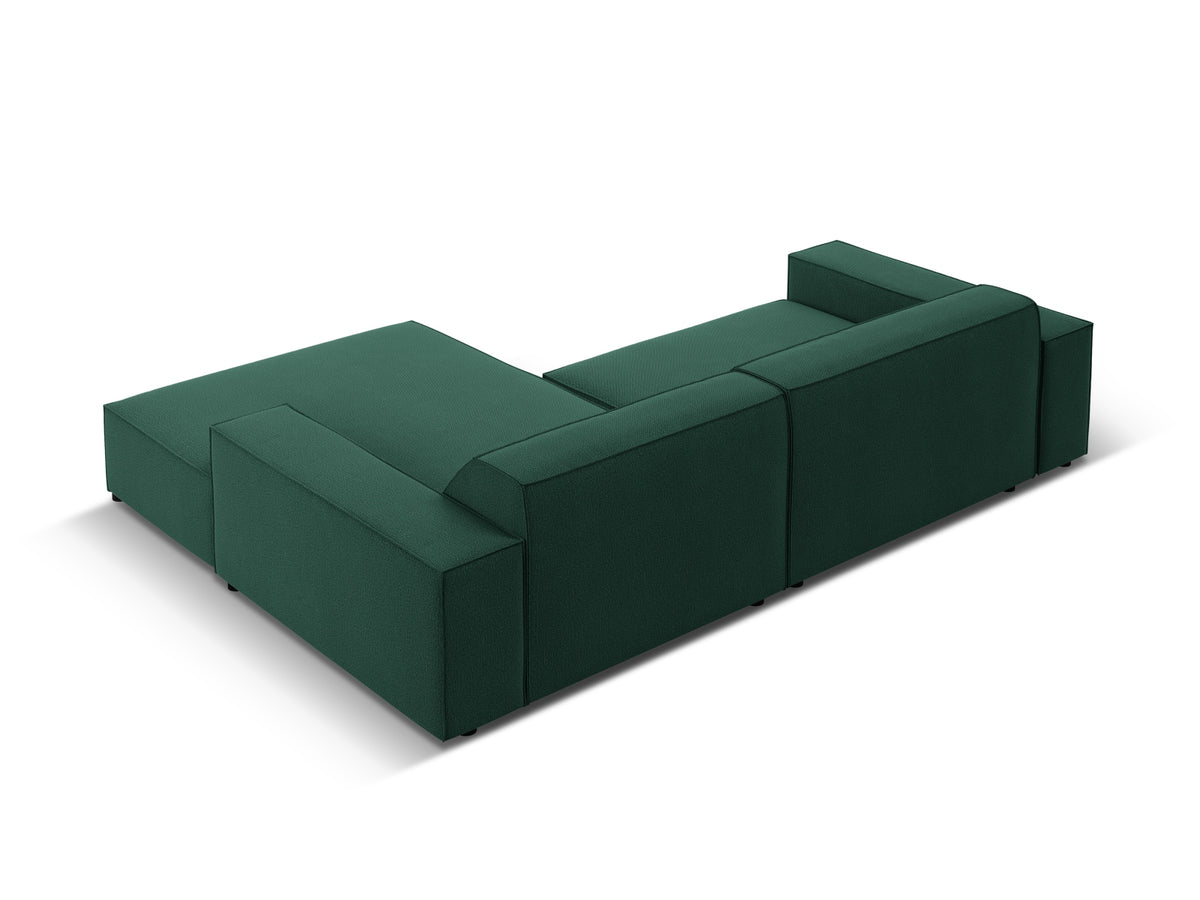 Jodie Modulares Ecksofa rechts 3 Sitzer in Green-Megan präsentiert im Onlineshop von KAQTU Design AG. L-Sofa rechts ist von Micadoni