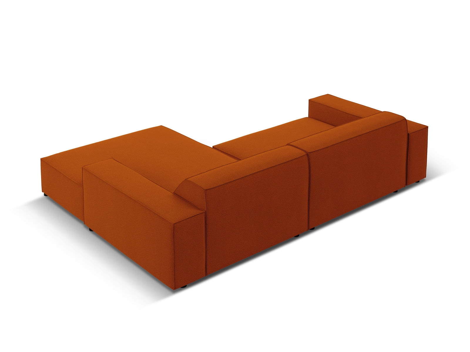 Jodie Modulares Ecksofa rechts 3 Sitzer in Terracotta-Megan präsentiert im Onlineshop von KAQTU Design AG. L-Sofa rechts ist von Micadoni