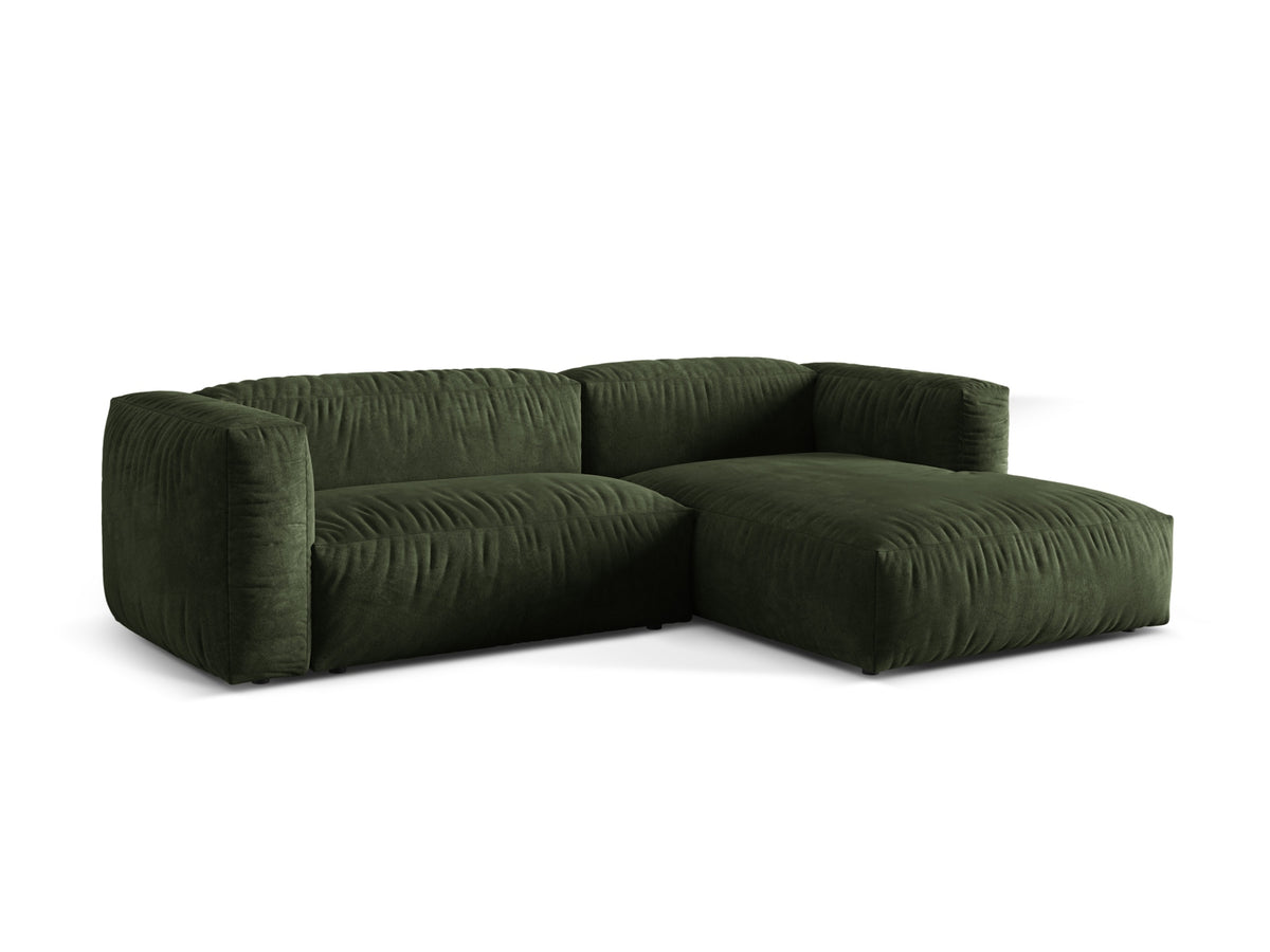Martina Modulares Ecksofa rechts 2 Sitzer in Green-Vogue präsentiert im Onlineshop von KAQTU Design AG. L-Sofa rechts ist von Micadoni